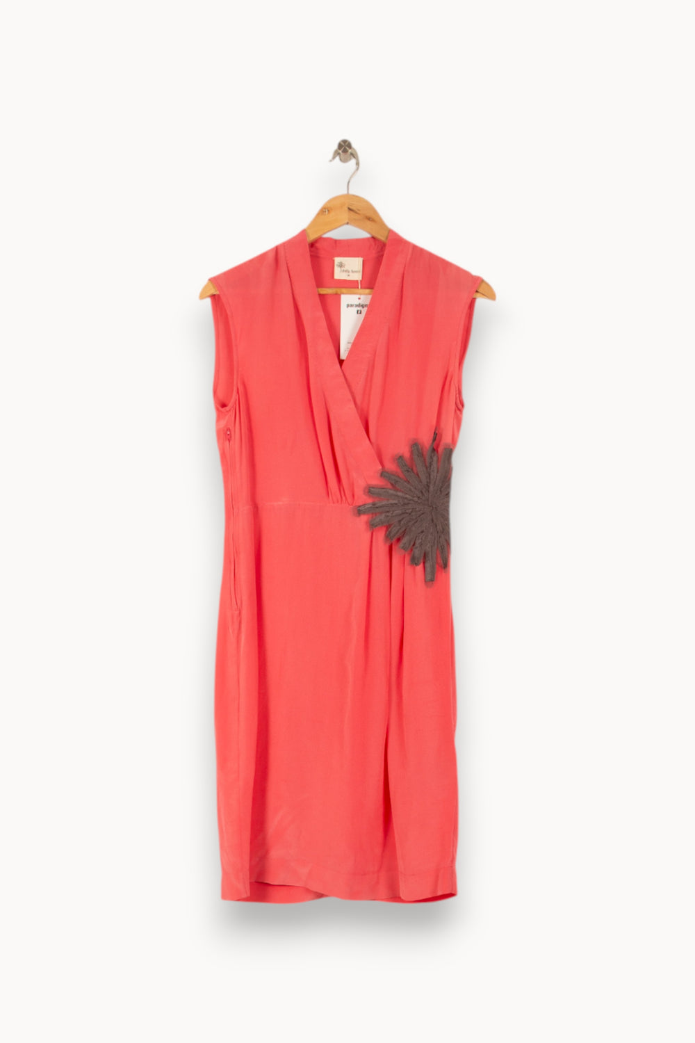 Robe Midi Rose et Gris - Taille S/36 de la marque Stella Forest | PARAD49921 - Vendu par Paradigme - Image 2