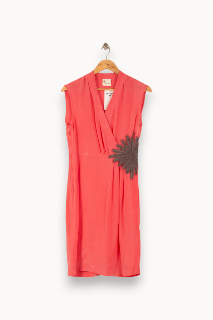 Robe Midi Rose et Gris - Taille S/36 de la marque Stella Forest | PARAD49921 - Vendu par Paradigme - Image 2