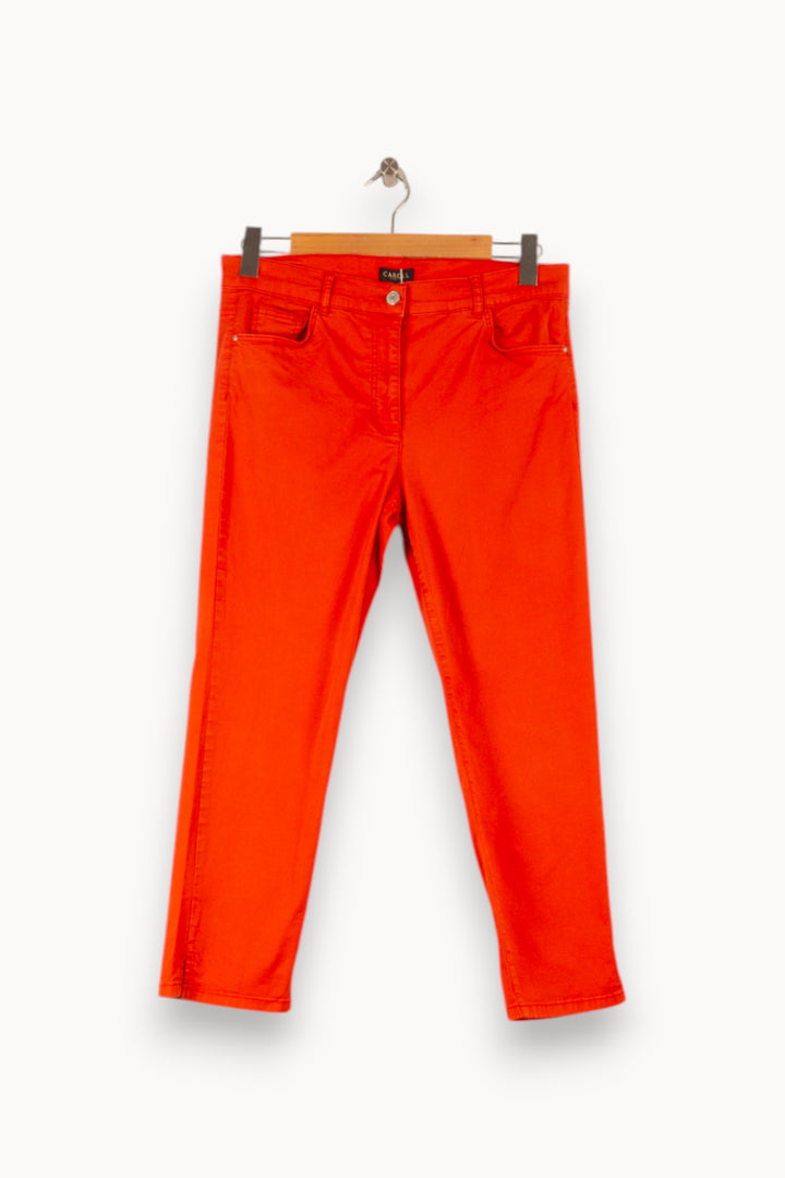 Jean Rouge - Taille XXL/44 de la marque Caroll | PARAD49922 - Vendu par Paradigme - Image 2