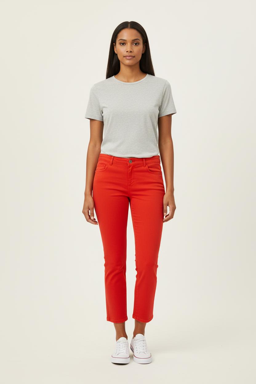 Jean Rouge - Taille XXL/44 de la marque Caroll | PARAD49922 - Vendu par Paradigme - Image 1