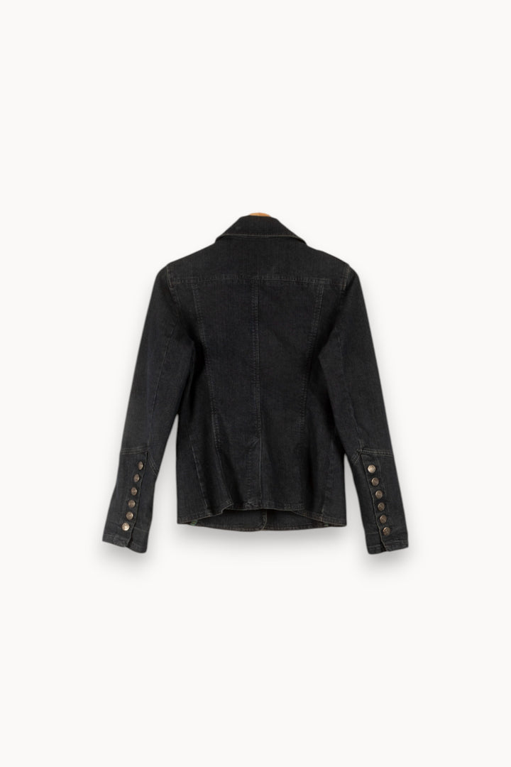 Veste En Jean Bleue - Taille M/38 de la marque Caroll | PARAD49927 - Vendu par Paradigme - Image 4