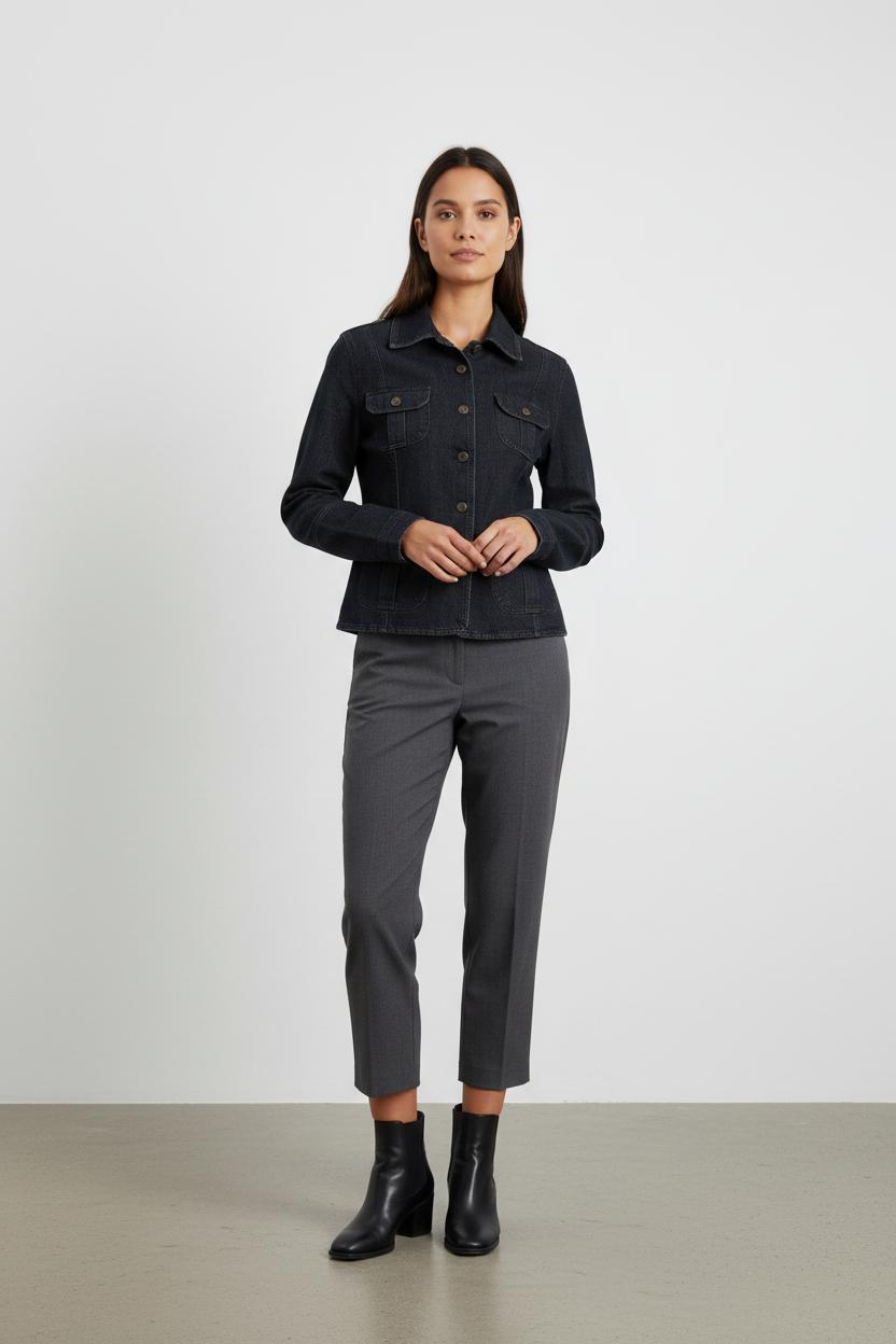 Veste En Jean Bleue - Taille M/38