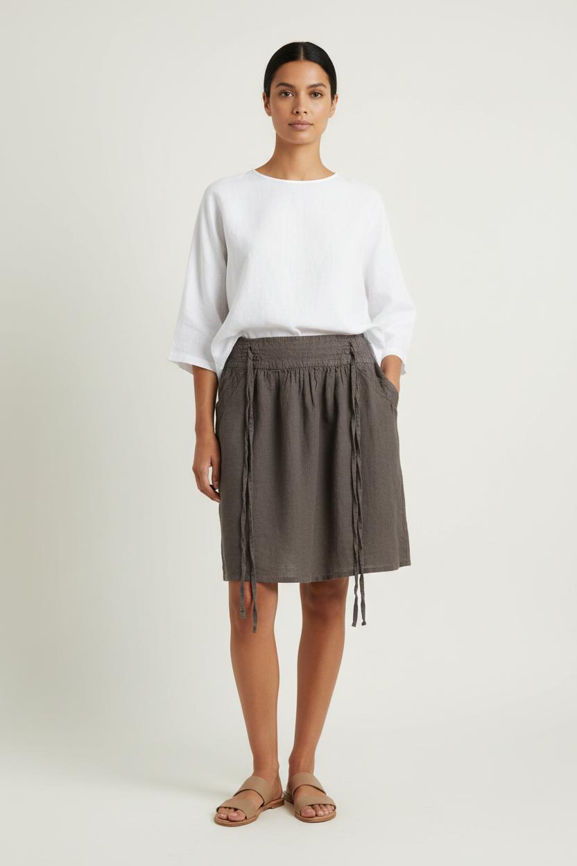 Jupe Courte Marron - Taille L/40 de la marque Comptoir des Cotonniers | PARAD49940 - Vendu par Paradigme - Image 1