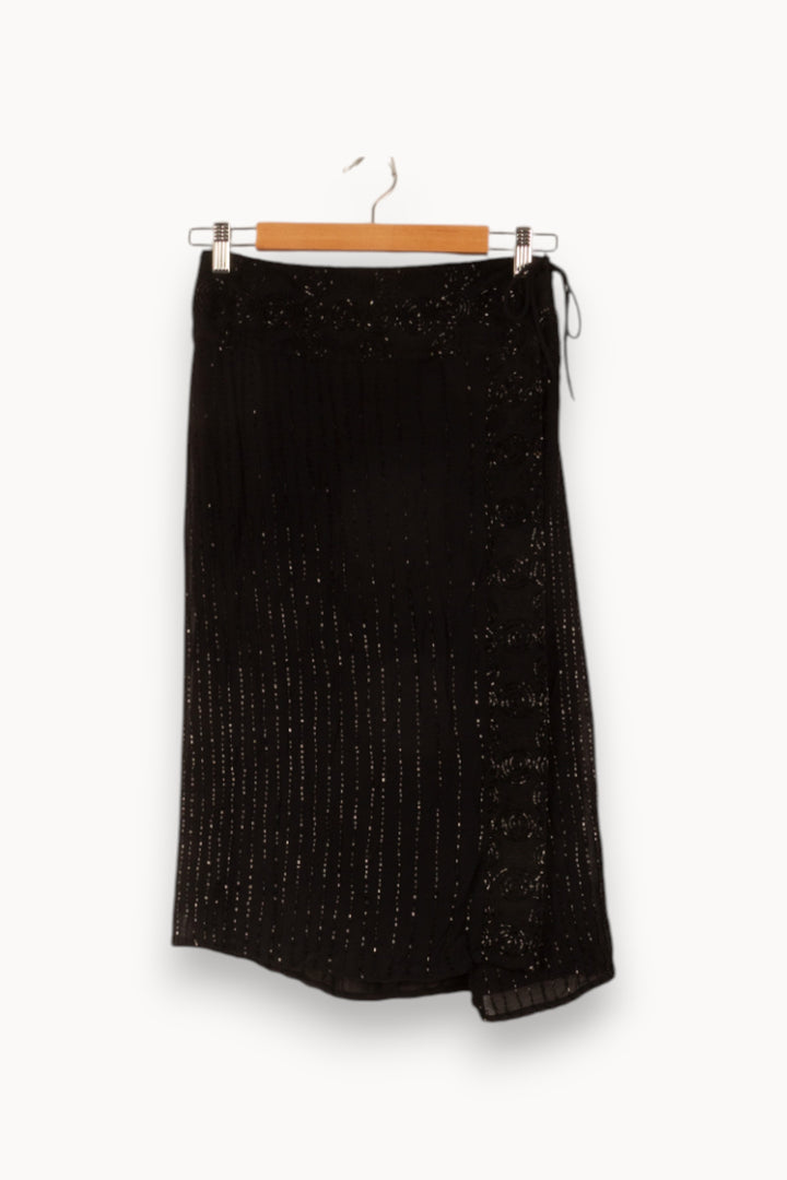 Jupe Midi Noire - Taille S/36 de la marque Isabel Marant étoile | PARAD49944 - Vendu par Paradigme - Image 2