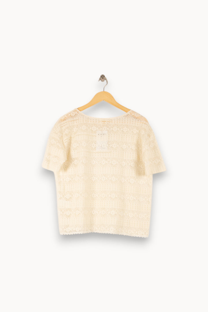 Blouse Blanche - Taille S/36 de la marque Des petits hauts | PARAD49949 - Vendu par Paradigme - Image 4