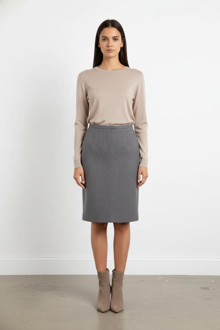 Jupe Crayon Grise - Taille S/36