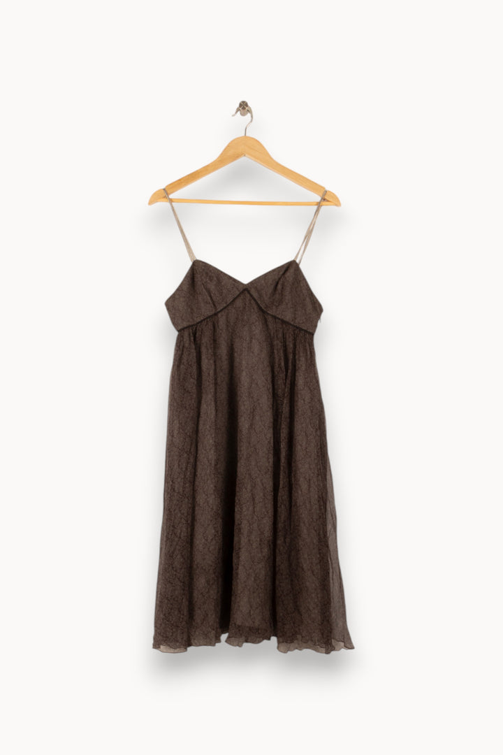 Robe Midi Grise - Taille M/38 de la marque Zadig&Voltaire | PARAD49960 - Vendu par Paradigme - Image 2