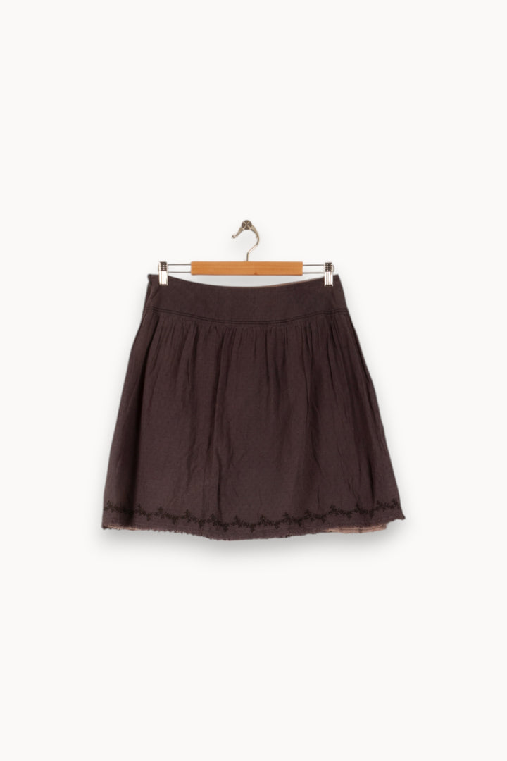 Jupe Courte Marron - Taille M/38 de la marque Zadig&Voltaire | PARAD49961 - Vendu par Paradigme - Image 4