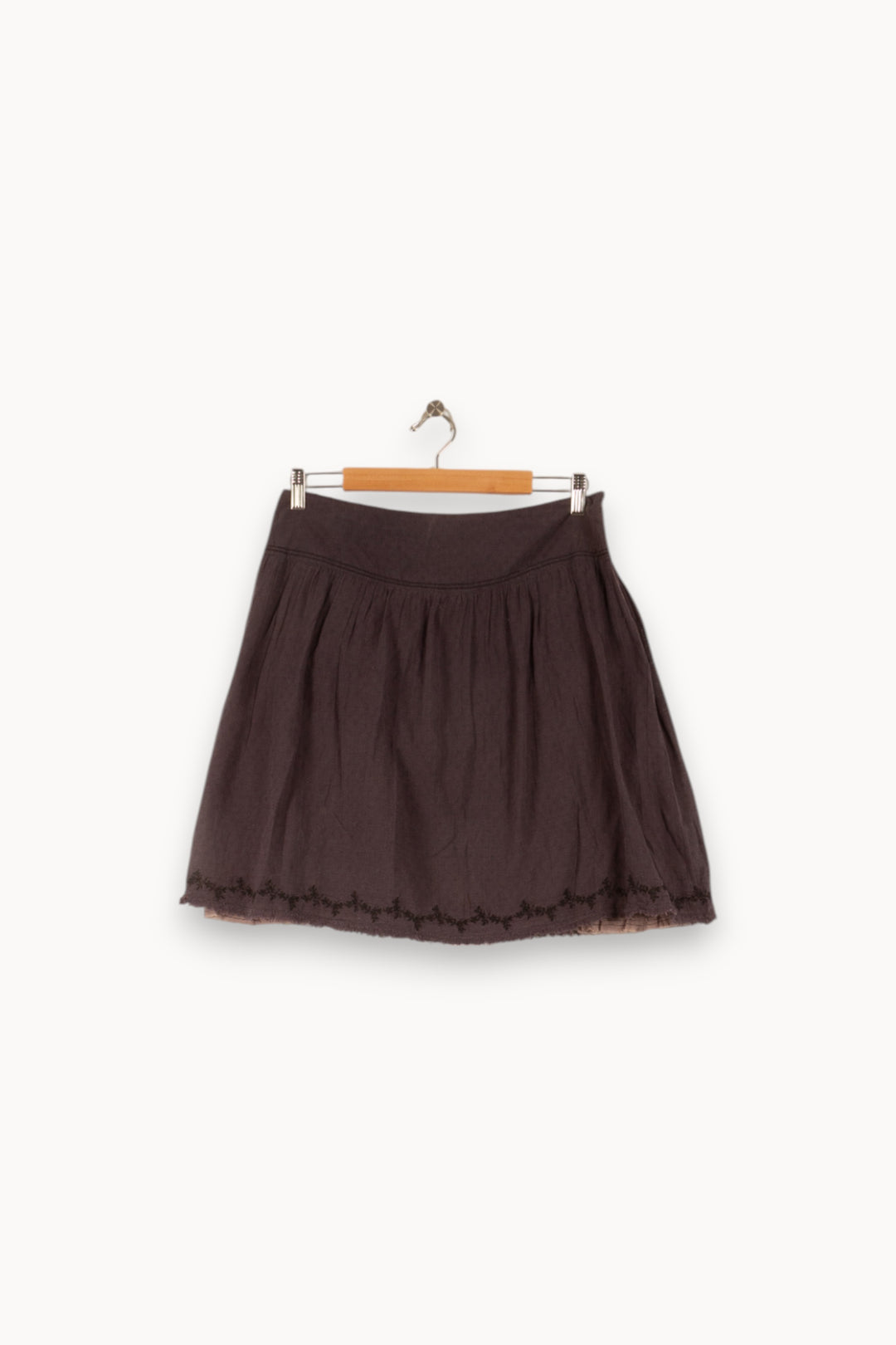 Jupe Courte Marron - Taille M/38 de la marque Zadig&Voltaire | PARAD49961 - Vendu par Paradigme - Image 2