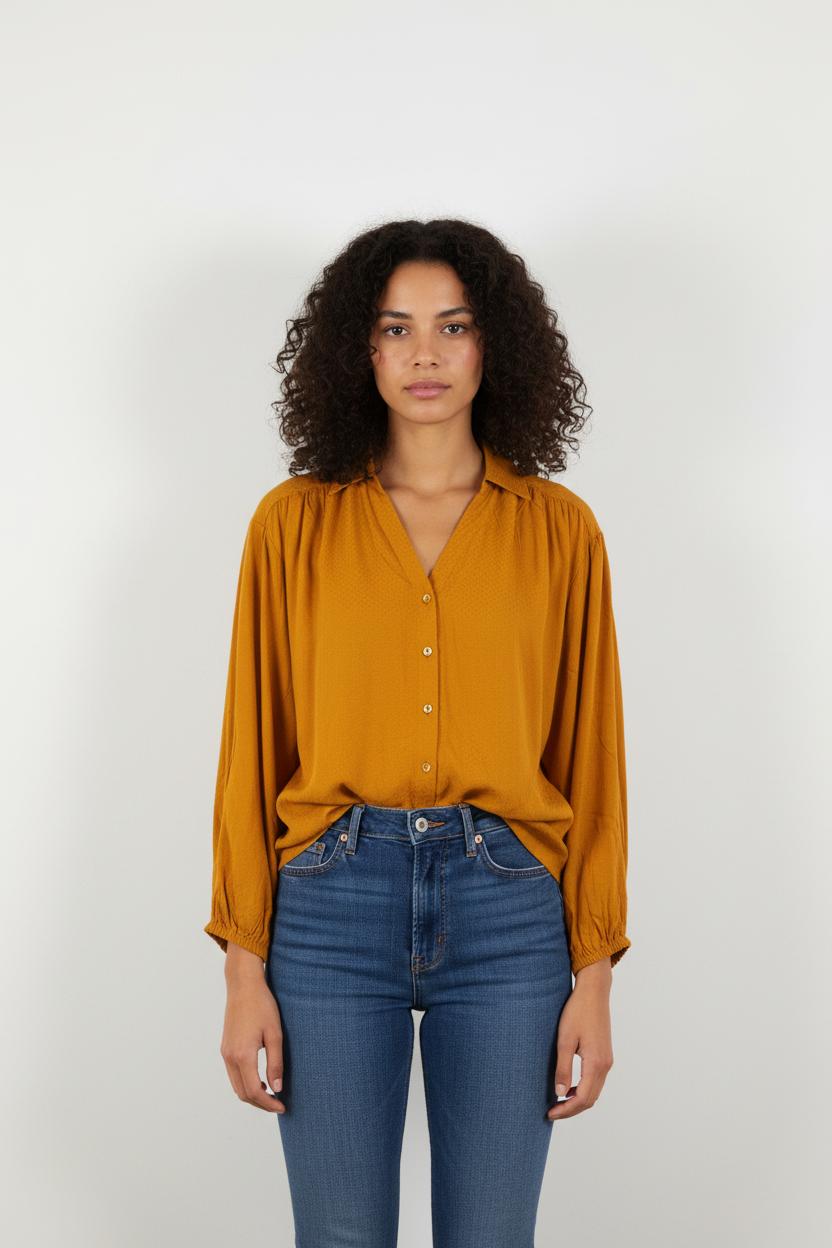 Blouse Orange - Taille M/38