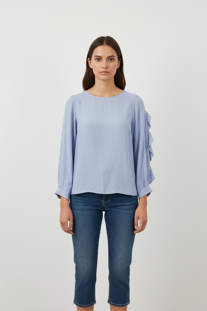 Blouse Bleue - Taille S/36