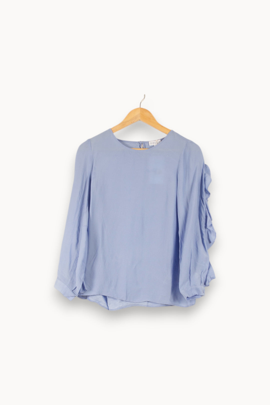 Blouse Bleue - Taille S/36 de la marque Claudie Pierlot | PARAD49968 - Vendu par Paradigme - Image 2