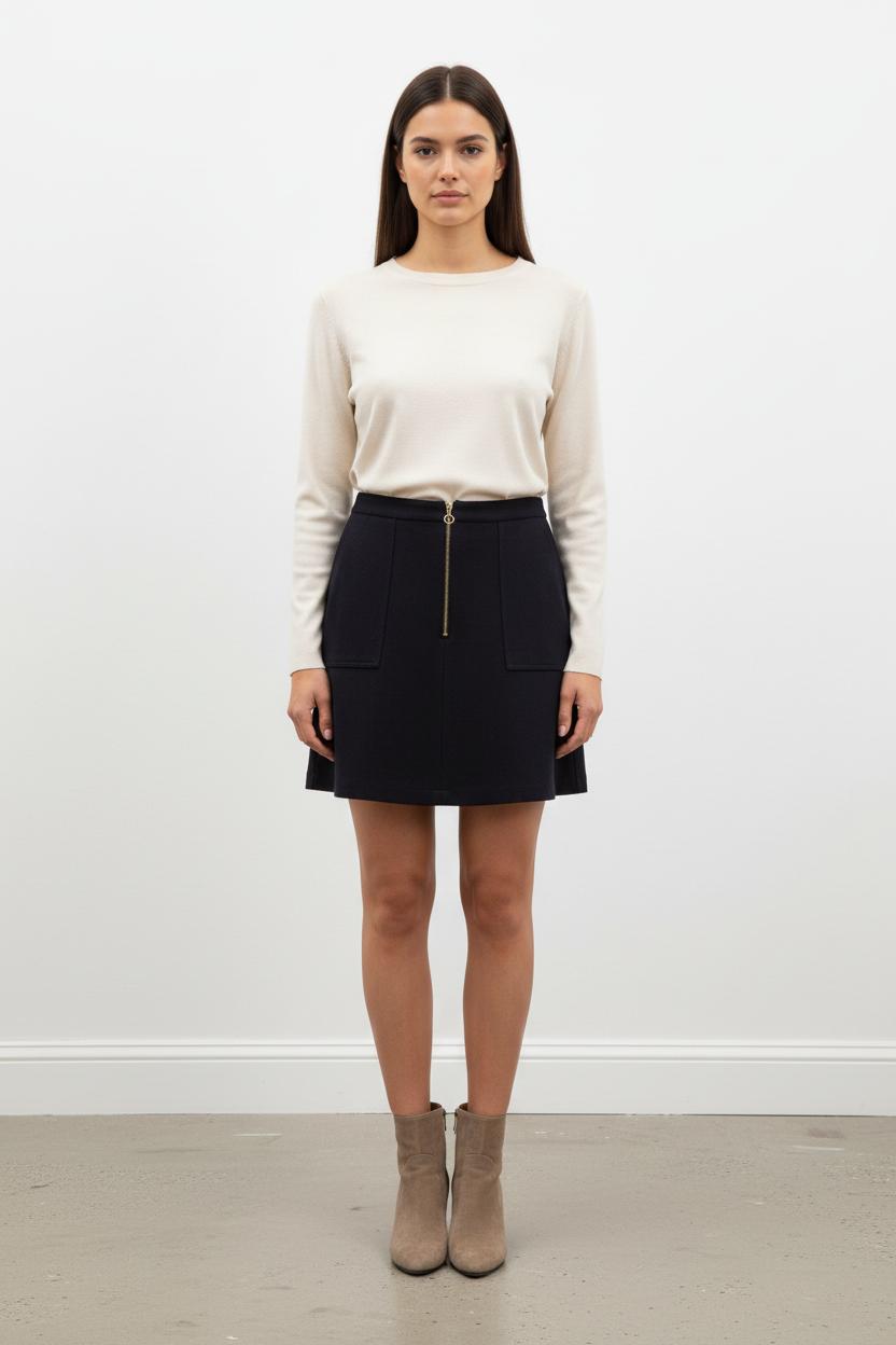 Jupe Courte Bleue - Taille L/40
