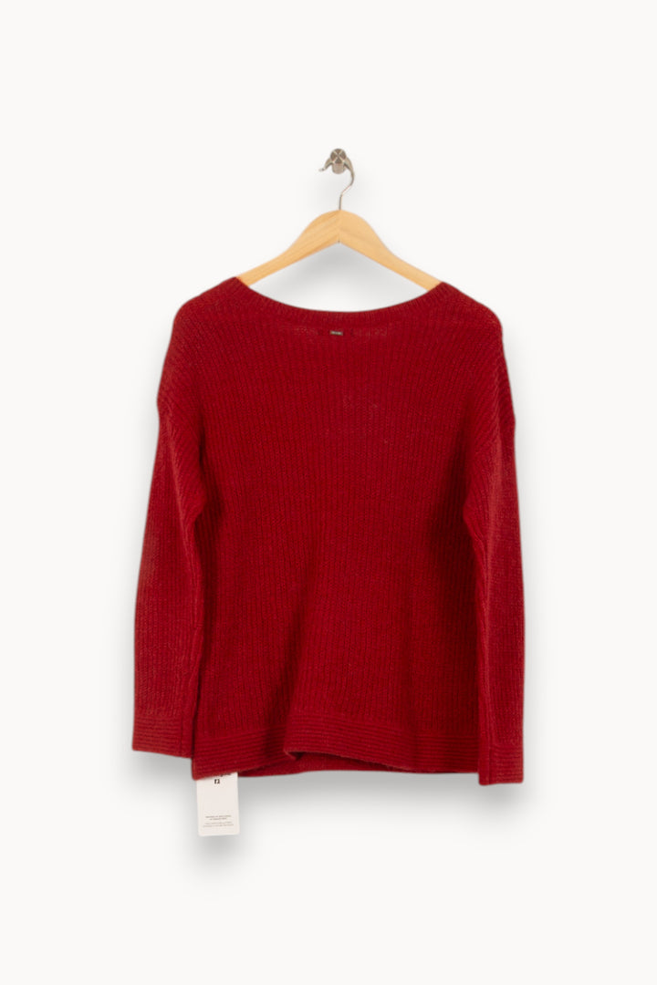 Pull Rouge - Taille M/38 de la marque IKKS | PARAD49995 - Vendu par Paradigme - Image 4