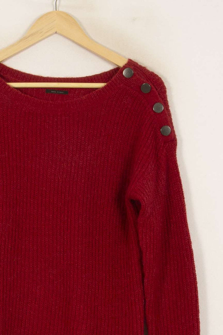 Pull Rouge - Taille M/38 de la marque IKKS | PARAD49995 - Vendu par Paradigme - Image 3