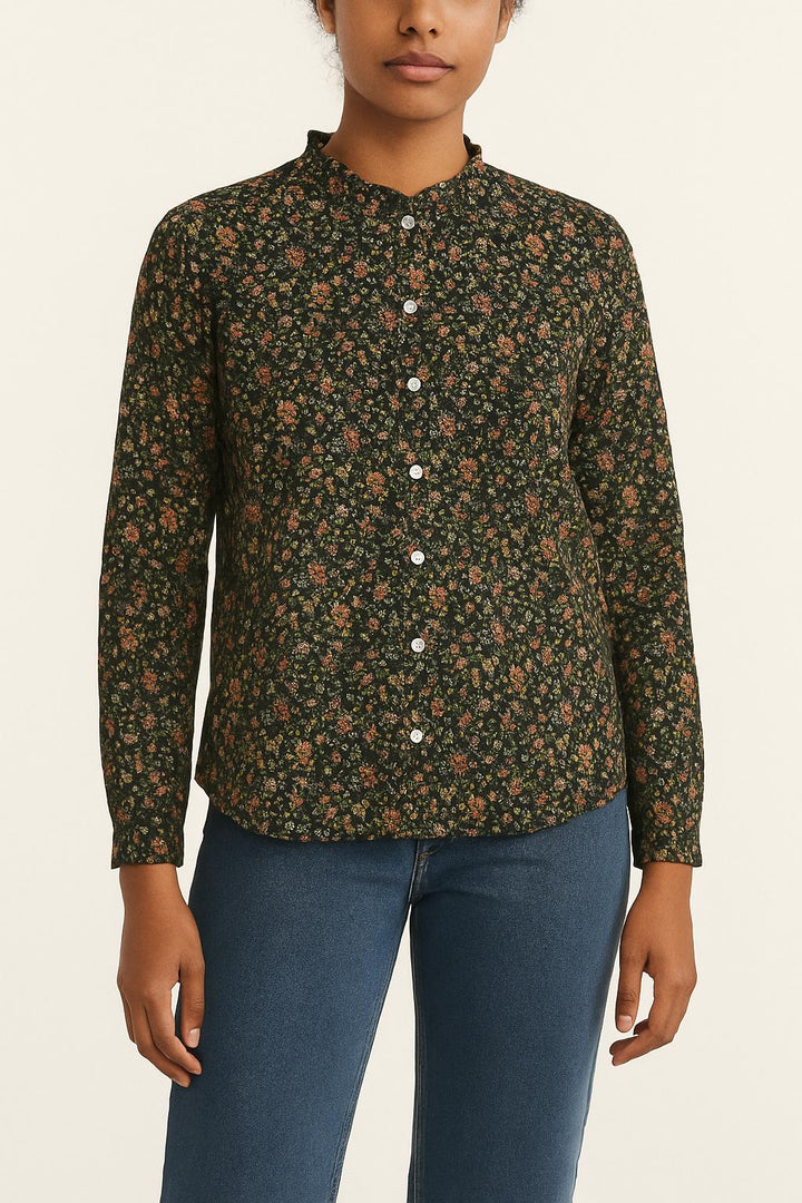 Chemise Fleurie Multicolore - Taille L/40 de la marque Sézane | PARAD49997 - Vendu par Paradigme - Image 1