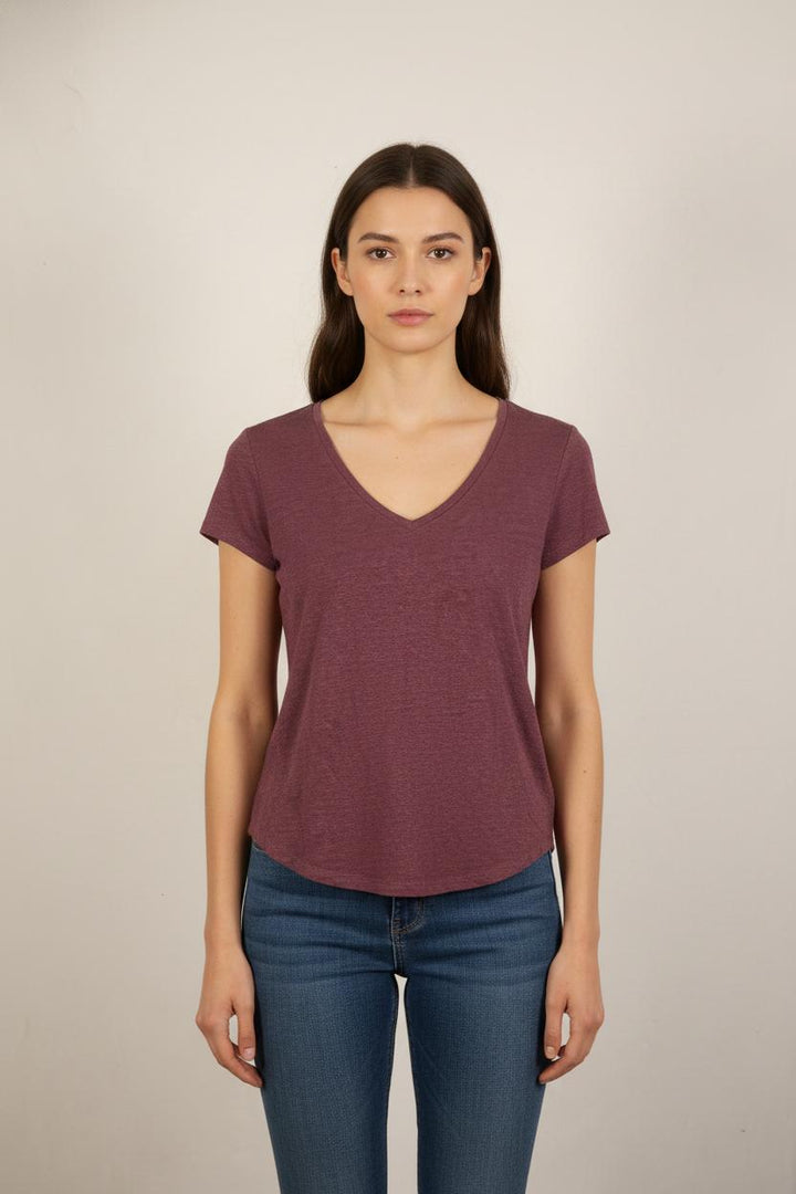 Tee-shirt Violet - Taille XS/34