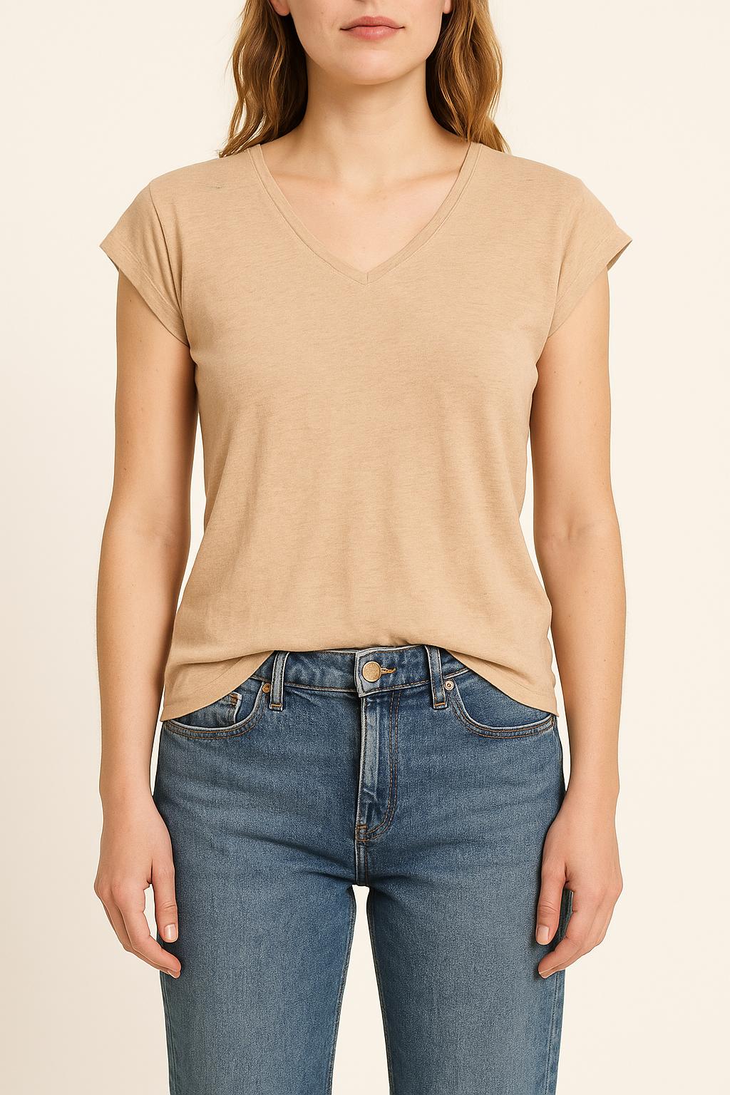 Tee-shirt Rose - Taille XS/34 de la marque La Fée Maraboutée | PARAD50011 - Vendu par Paradigme - Image 1