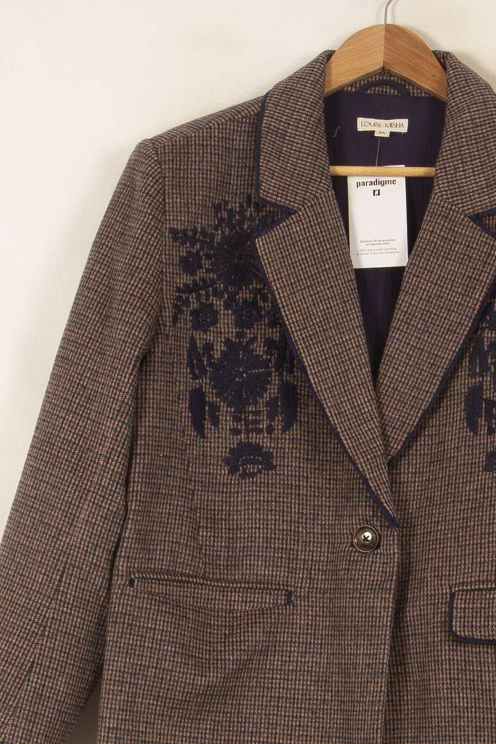 Blazer Marron - Taille S/36 de la marque Louise Misha | PARAD50012 - Vendu par Paradigme - Image 3