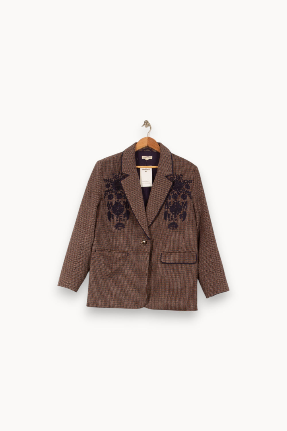 Blazer Marron - Taille S/36 de la marque Louise Misha | PARAD50012 - Vendu par Paradigme - Image 2