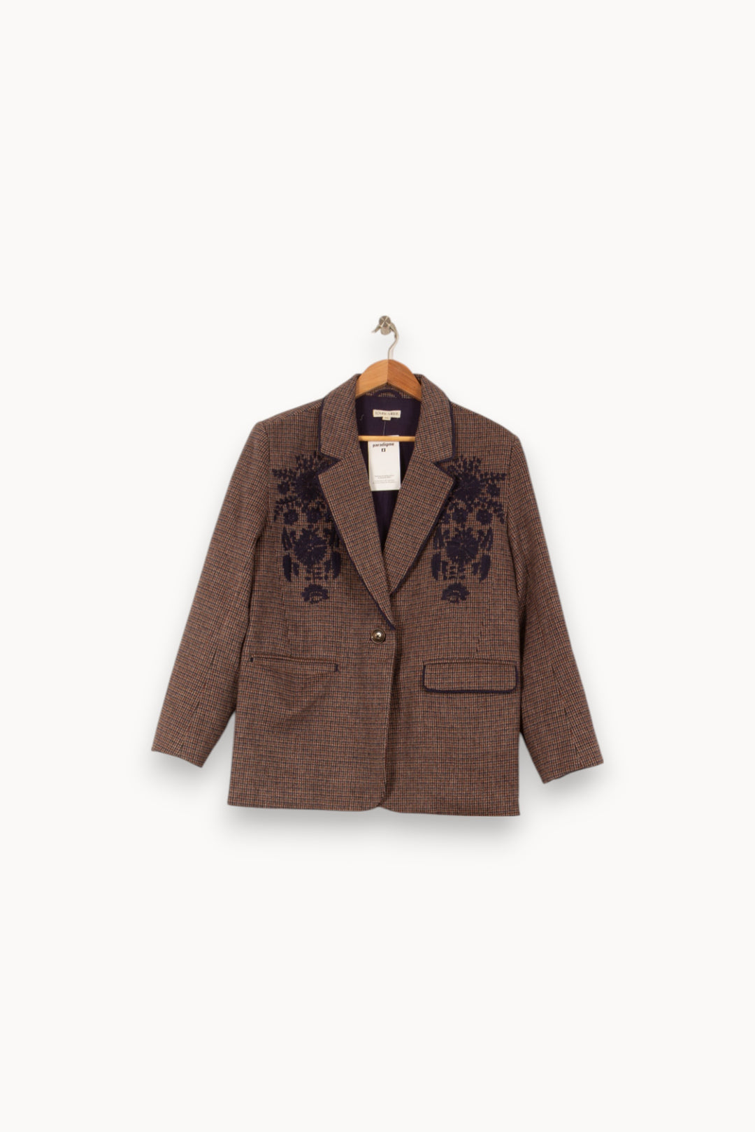 Blazer Marron - Taille S/36 de la marque Louise Misha | PARAD50012 - Vendu par Paradigme - Image 2