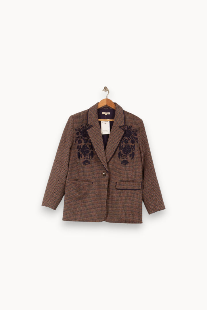 Blazer Marron - Taille S/36 de la marque Louise Misha | PARAD50012 - Vendu par Paradigme - Image 2