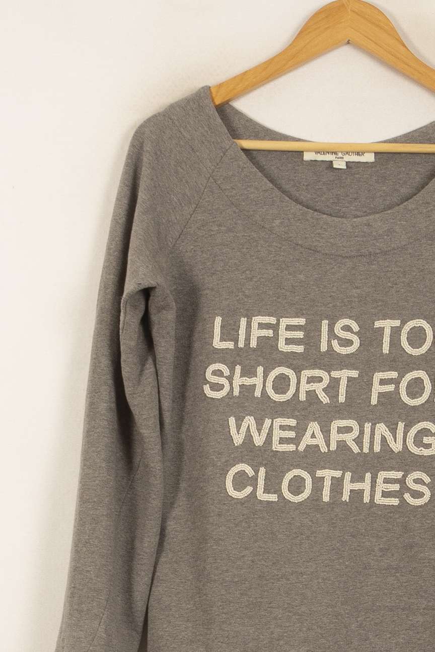 Sweat Gris - Taille S/36 de la marque Valentine Gauthier | PARAD50033 - Vendu par Paradigme - Image 3