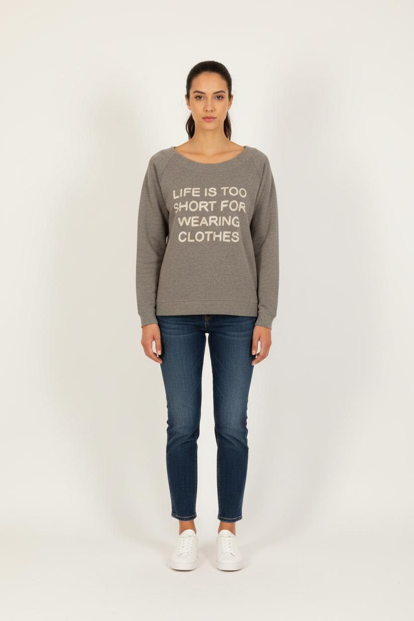 Sweat Gris - Taille S/36