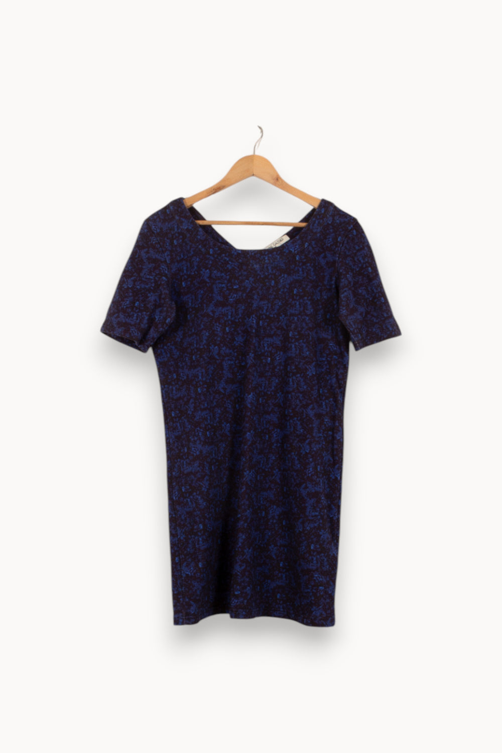 Robe Courte Bleue et Noire - Taille S/36 de la marque Valentine Gauthier | PARAD50036 - Vendu par Paradigme - Image 2