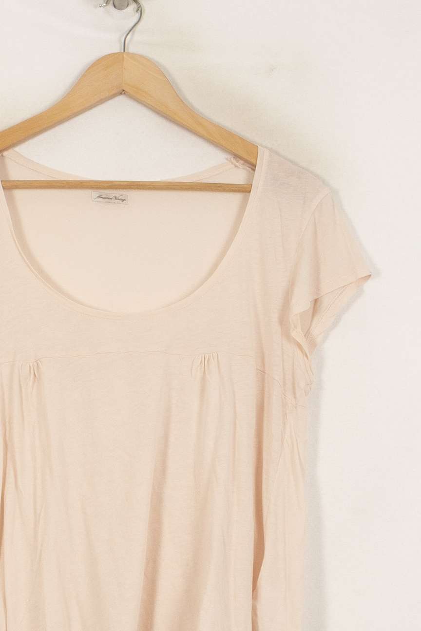 Tee-shirt Rose - Taille M/38 de la marque American Vintage | PARAD50040 - Vendu par Paradigme - Image 3
