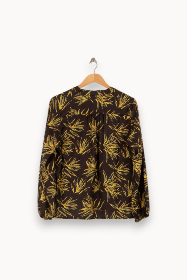 Blouse Noire et Jaune - Taille XL/42 de la marque La Fée Maraboutée | PARAD50047 - Vendu par Paradigme - Image 4
