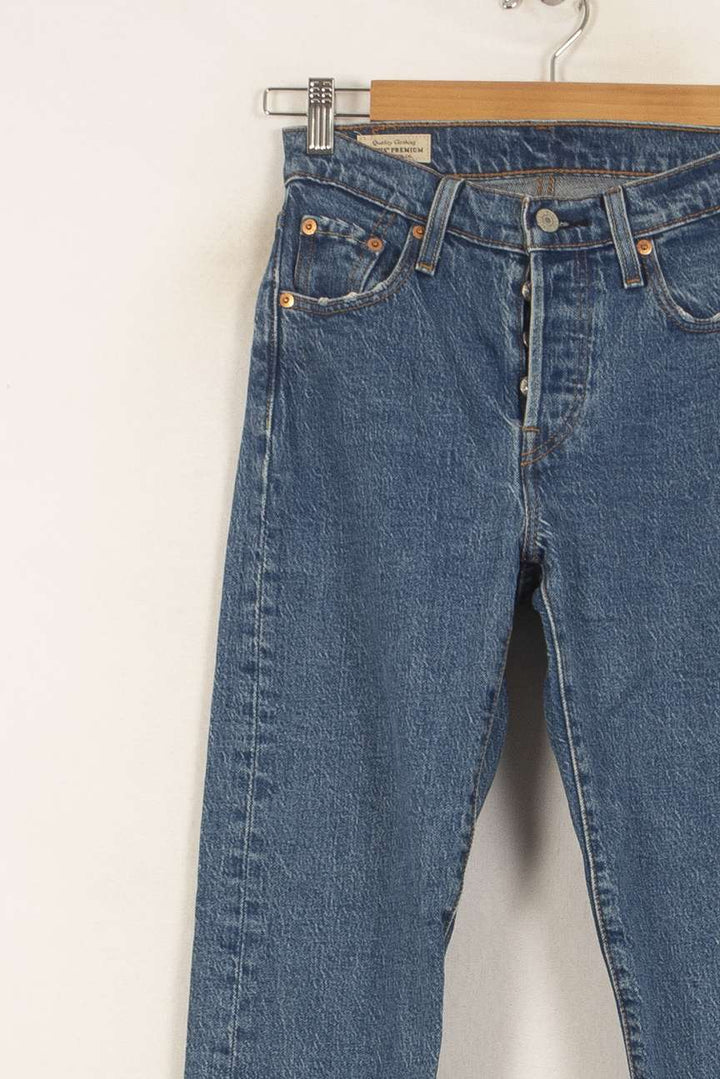 Jean Droit Bleu - Taille XS/34 de la marque Levi's | PARAD50051 - Vendu par Paradigme - Image 3