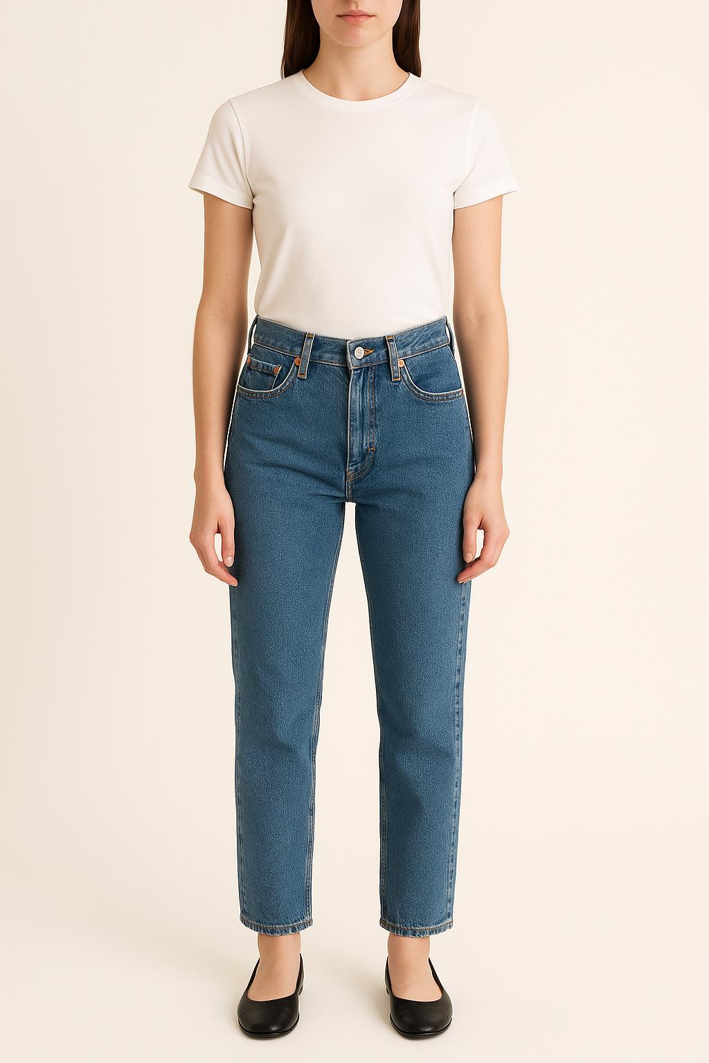 Jean Droit Bleu - Taille XS/34 de la marque Levi's | PARAD50051 - Vendu par Paradigme - Image 1