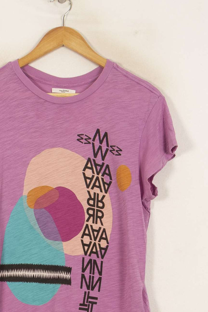 Tee-shirt Violet - Taille S/36 de la marque Isabel Marant étoile | PARAD50055 - Vendu par Paradigme - Image 3