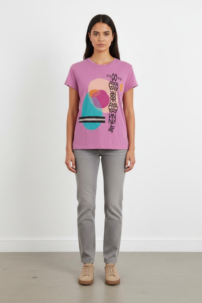 Tee-shirt Violet - Taille S/36