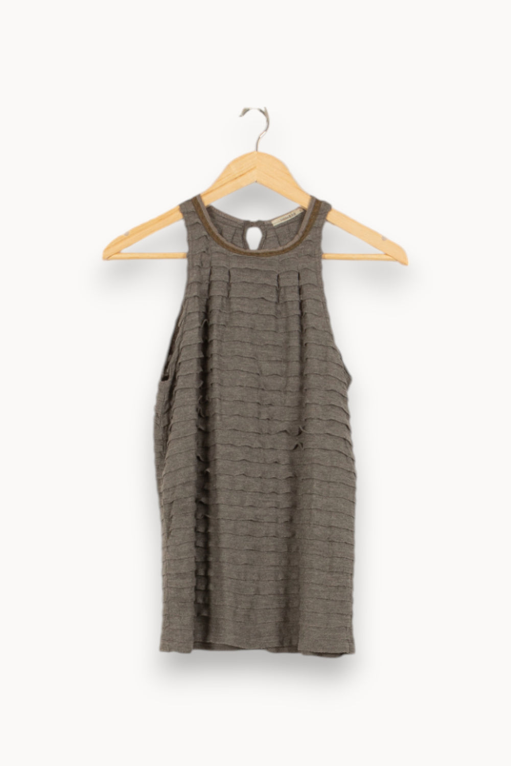 Débardeur Gris - Taille S/36 de la marque Bimba y Lola | PARAD50056 - Vendu par Paradigme - Image 2