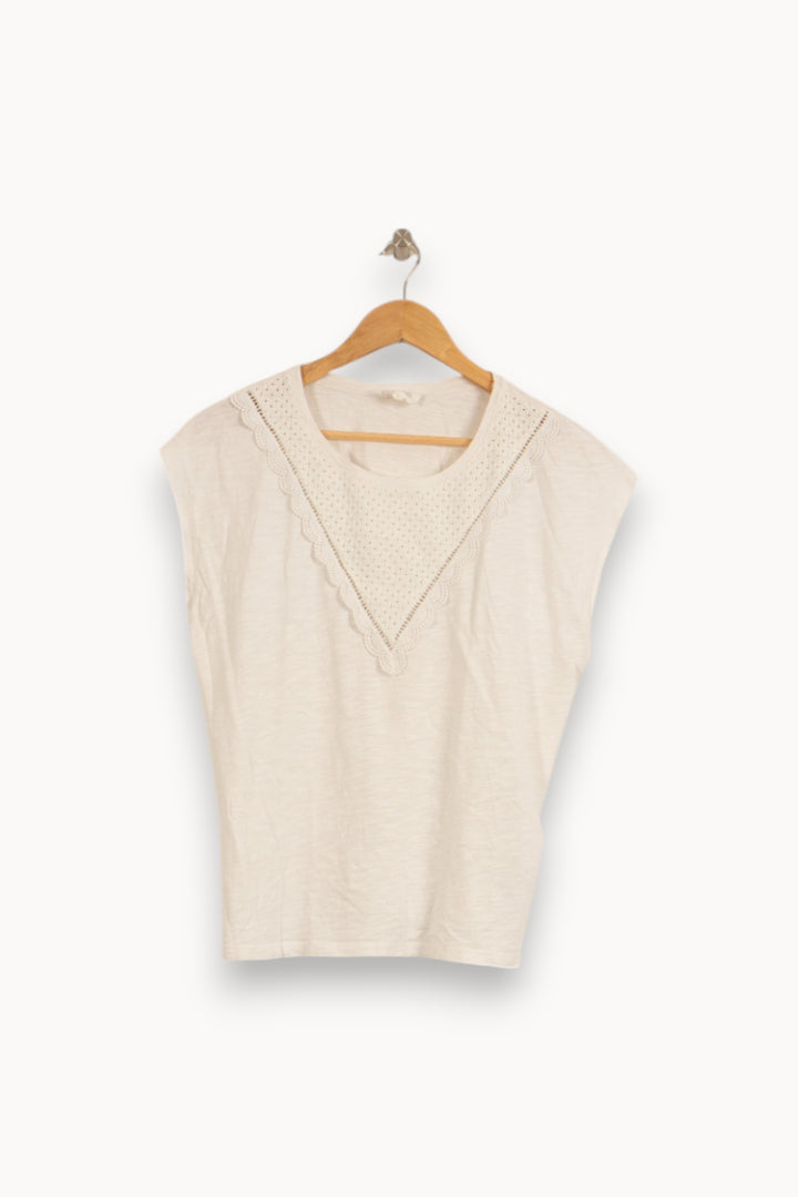 Blouse Blanche - Taille L/40 de la marque Maison 123 | PARAD50074 - Vendu par Paradigme - Image 2