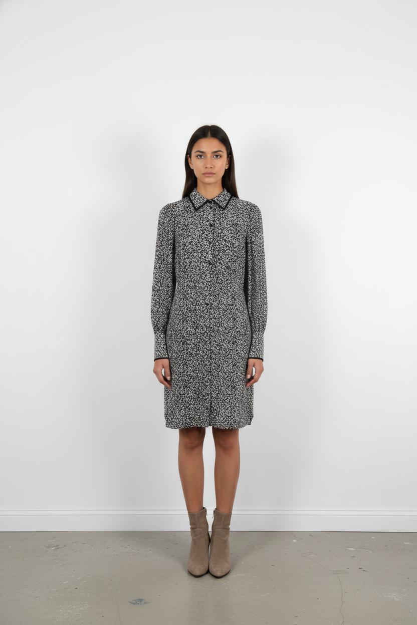 Robe Courte Noire et Blanche - Taille S/36
