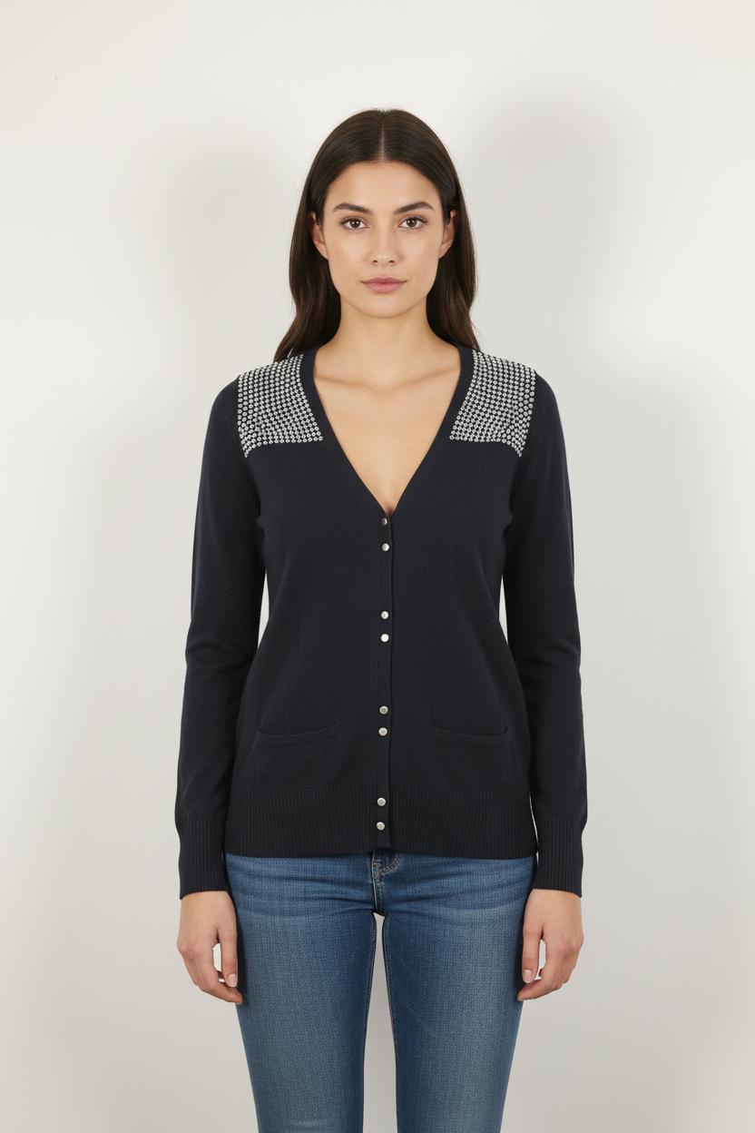 Cardigan Noir - Taille S/36