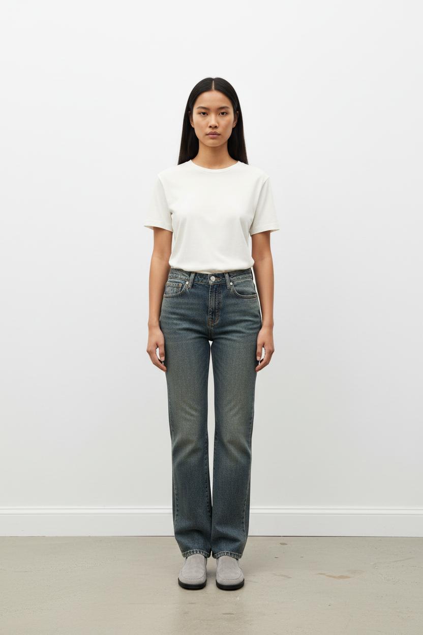 Jean Droit Bleu - Taille XXS/32