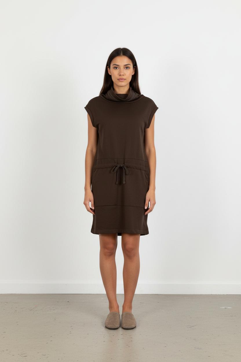 Robe Courte Marron - Taille M/38