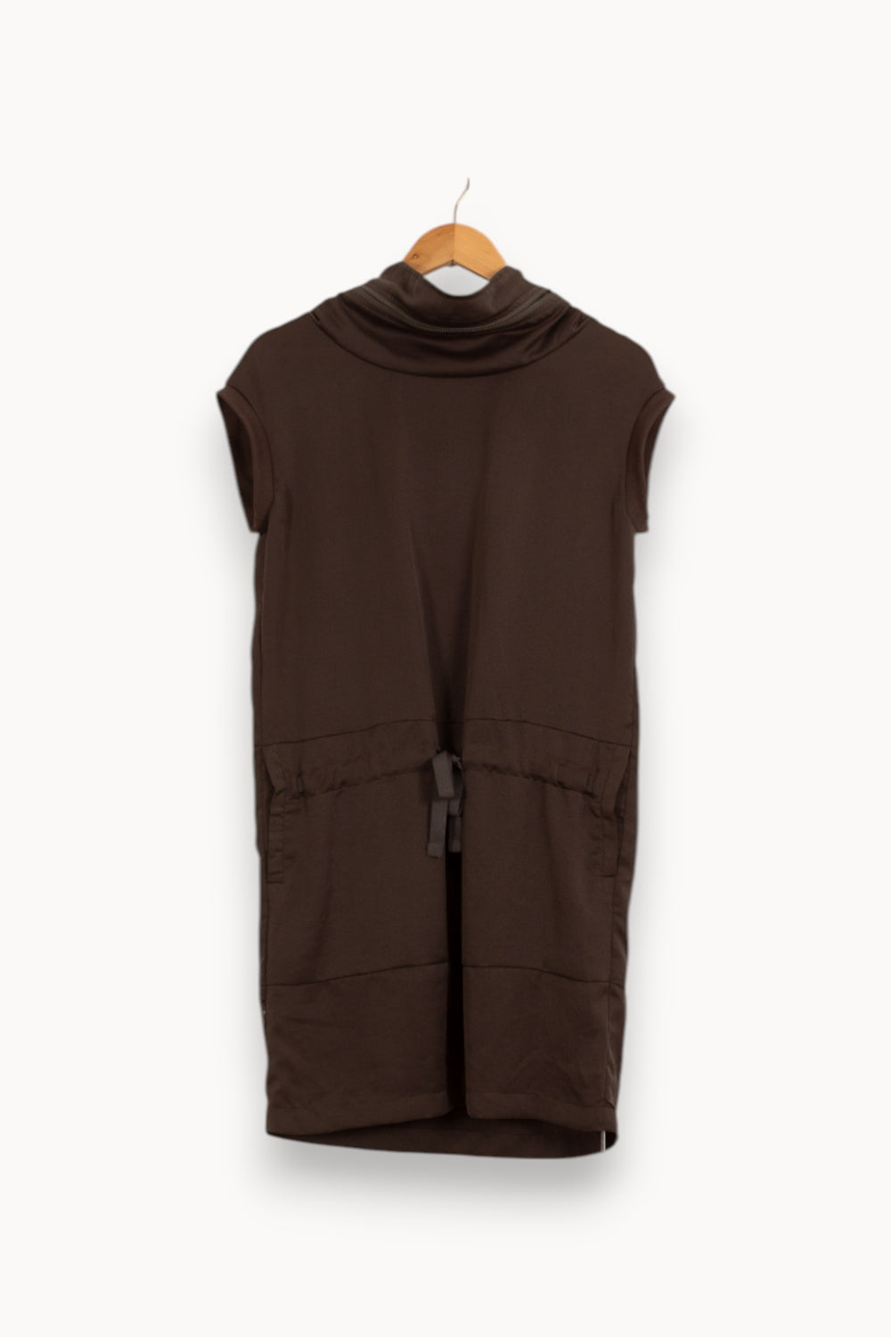 Robe Courte Marron - Taille M/38 de la marque IKKS | PARAD50099 - Vendu par Paradigme - Image 2