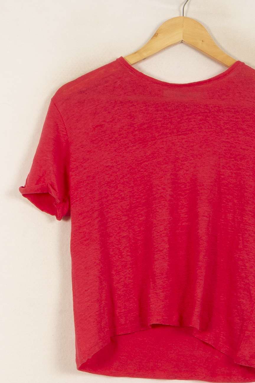 T-shirt Rose - Taille XS/34 de la marque La Fée Maraboutée | PARAD50100 - Vendu par Paradigme - Image 3