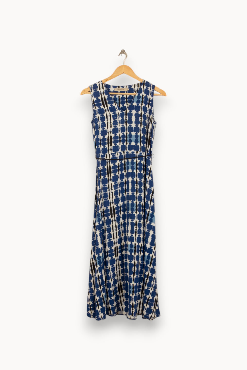 Robe Longue Bleue et Blanche - Taille XS/34 de la marque La Fée Maraboutée | PARAD50104 - Vendu par Paradigme - Image 2