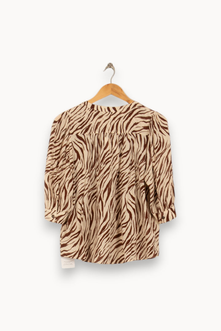 Blouse Beige et Marron - Taille S/36 de la marque Grace & Mila | PARAD50112 - Vendu par Paradigme - Image 4