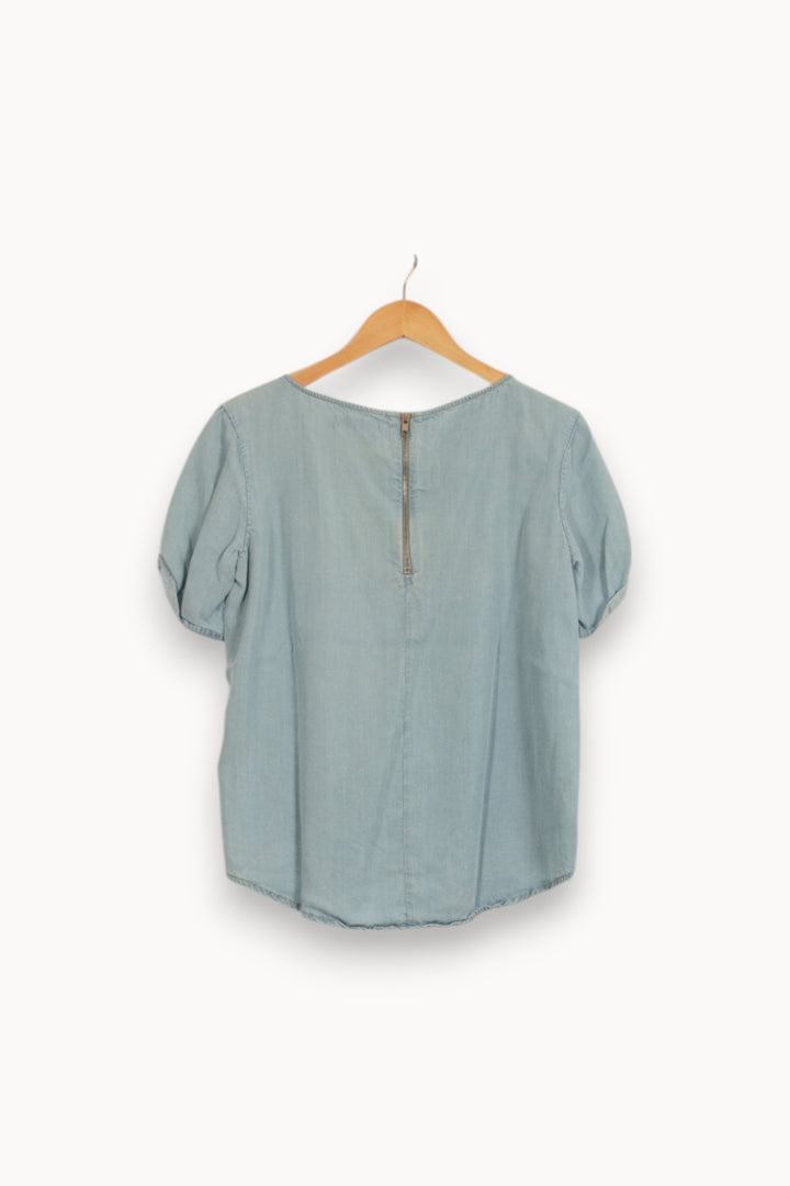 Blouse Bleue - Taille M/38 de la marque The Kooples | PARAD50113 - Vendu par Paradigme - Image 4