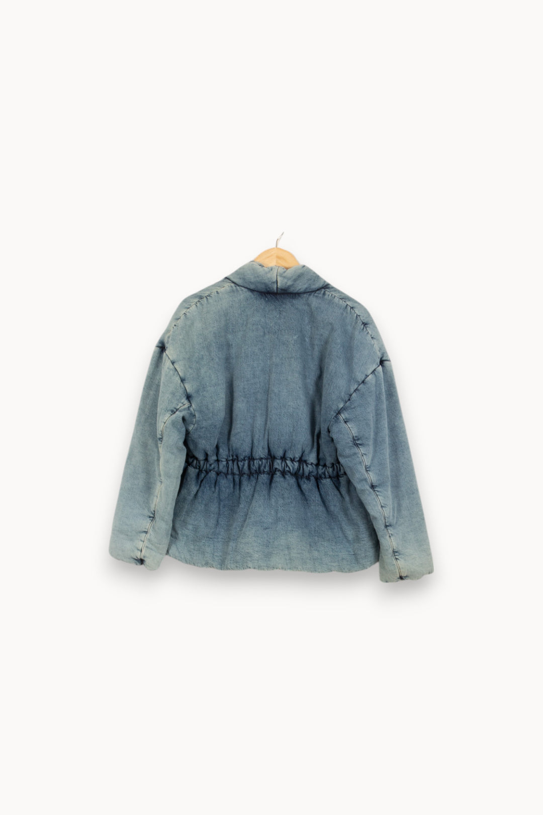 Veste Matelassée Bleue - Taille M/38 de la marque ba&sh | PARAD50124 - Vendu par Paradigme - Image 4