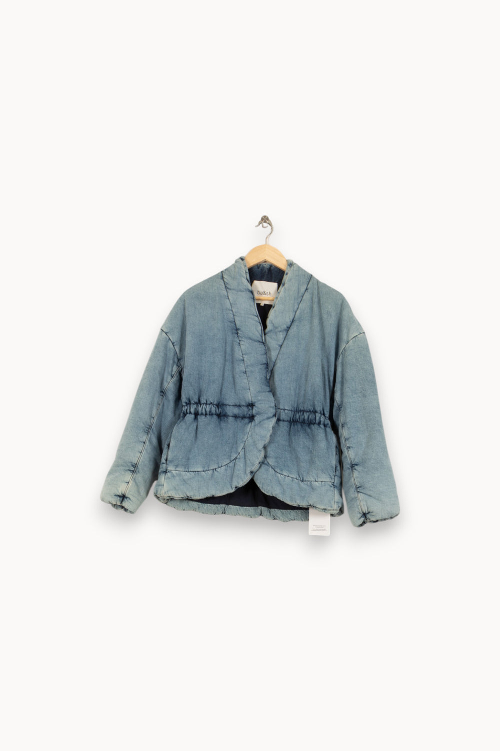 Veste Matelassée Bleue - Taille M/38 de la marque ba&sh | PARAD50124 - Vendu par Paradigme - Image 2