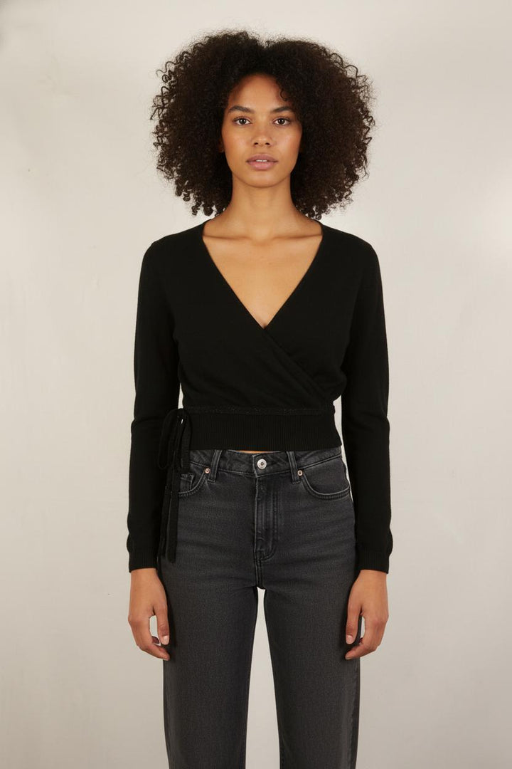 Cache-cœur Noir - Taille XS/34
