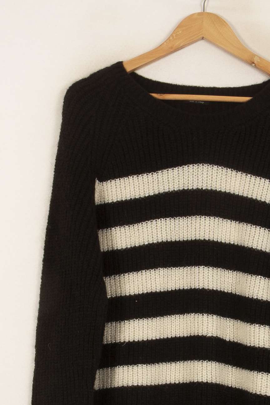 Pull Noir et Blanc - Taille L/40 de la marque IKKS | PARAD50136 - Vendu par Paradigme - Image 3